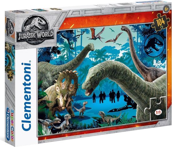 Clementoni Supercolor Puzzel Jurassic World 104 Stukjes | bol.com