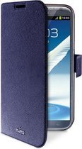 PURO Samsung Samsung Galaxy Note 2 Slim Booklet Eco Leather - Blauw