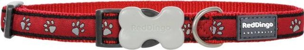 Red Dingo Halsband Hond 20mm x 31-47cm DC-PP-RE-20
