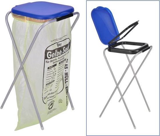 Haushalt 39027 - Vuilniszakhouder - staal - kunststof