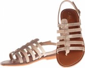 L'Atelier Tropezien - sandalen - maat 38 - dames - taupe - glitter