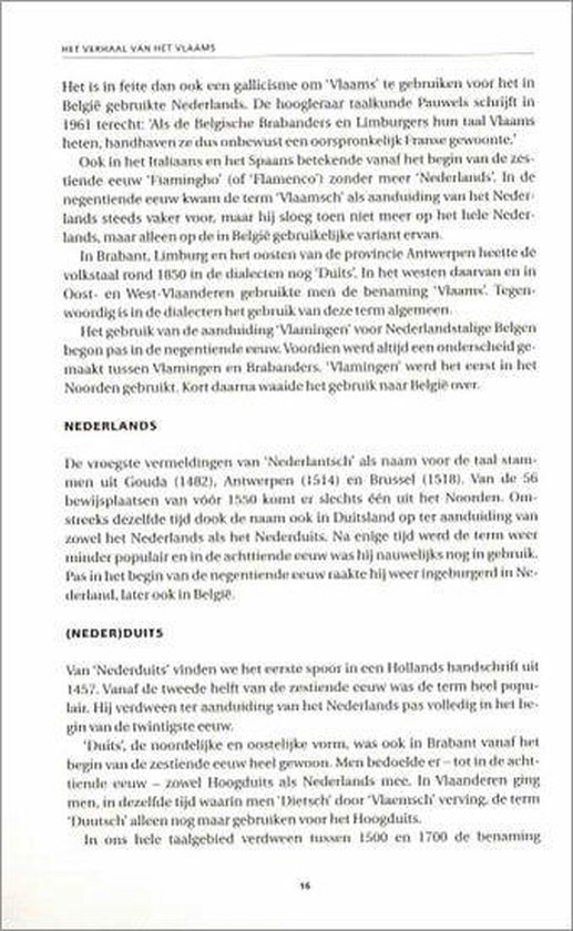 Verhaal Van Het Vlaams