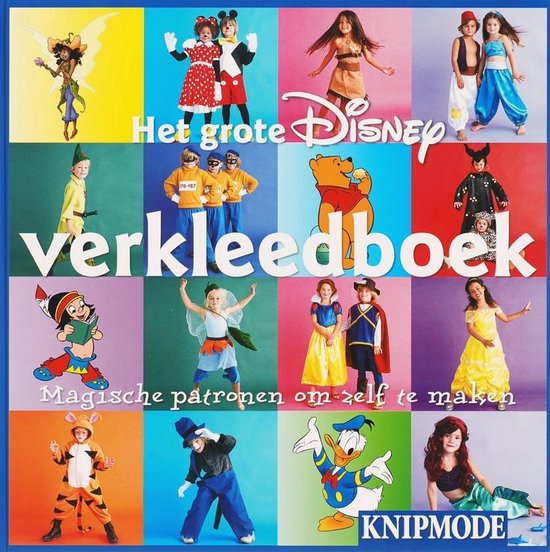 Cover van het boek 'Het grote Disney Verkleedboek' van  Nvt