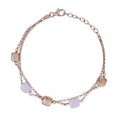 Orphelia ZA-7432 - Armband - Zilver 925 Rosé - Pink Stones - 19 cm