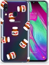 Bumper Case Geschikt voor Samsung Galaxy A40 Nut Jar