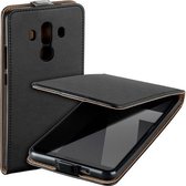 Luxe Flipcase Cover Hoesje voor Huawei Mate 10 Pro - Eco Zwart