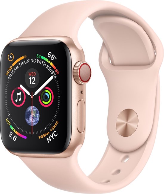 Motivatie Vol Aantrekkelijk zijn aantrekkelijk Apple Watch Series 4 GPS - Cellular - Smartwatch dames - 40 mm - Roze |  bol.com