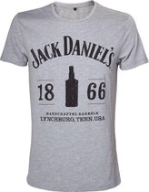 Jack Daniel's - Heren T-shirt 1866 Grijs - L