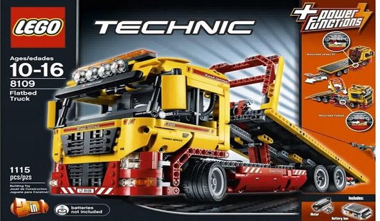 kruipen hersenen Inzet LEGO Technic Truck met Laadplatform - 8109 | bol.com
