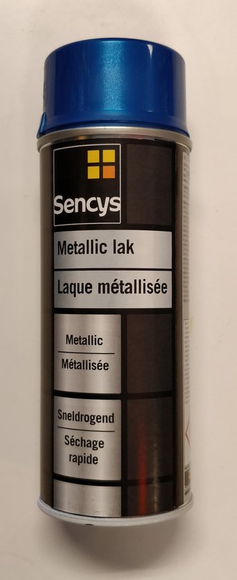 Sencys - Metallic Lak - - Metaalkleur - Metaal Sneldrogend - Metallic Blauw | bol.com