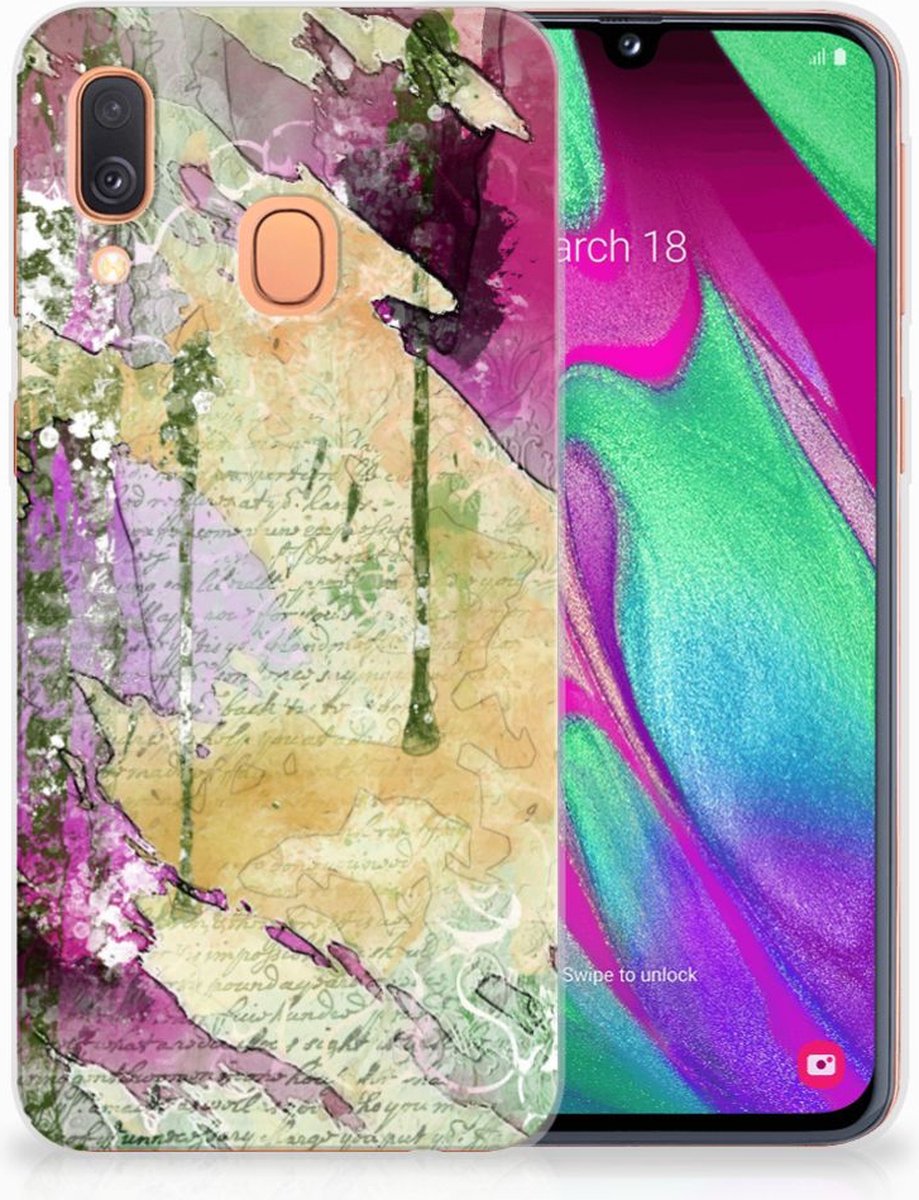 Hoesje maken Samsung Galaxy A40 Letter Painting