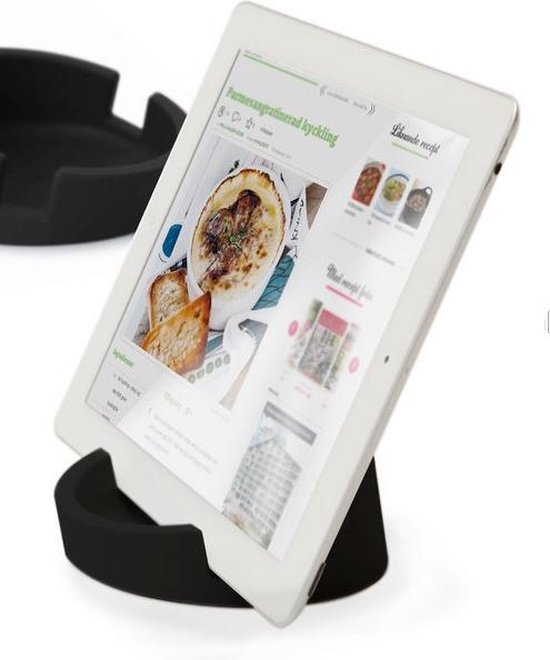 Gemoedsrust Elementair mouw Bosign tablet standaard - tablet houder - tablet stand voor iPad en tablet  - Antraciet | bol.com
