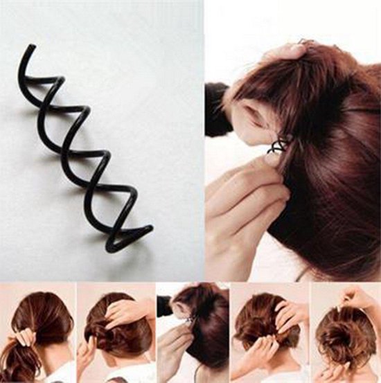 Accessoire de coiffure - pince à cheveux - création de volume en spirale -  épingle à... | bol.com