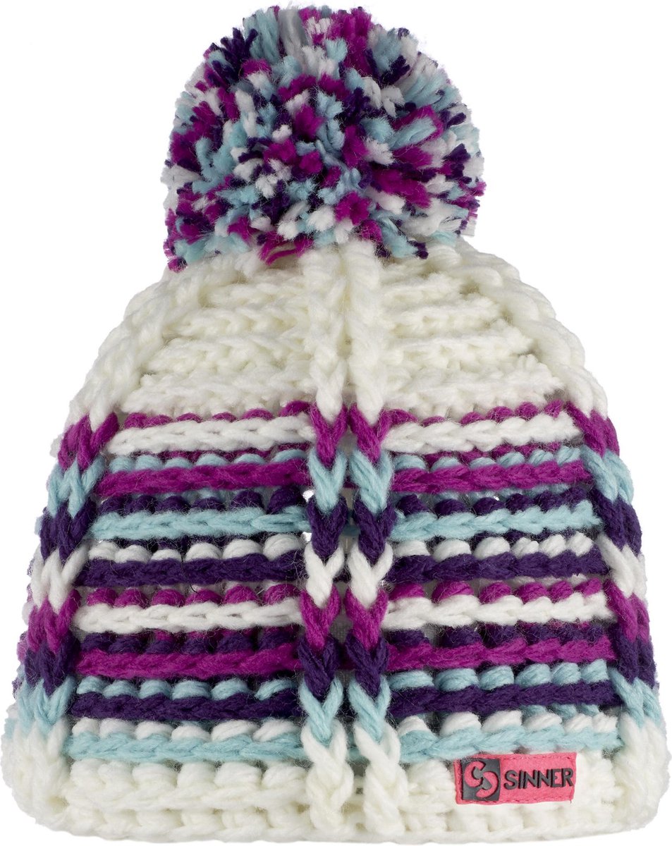 SINNER Lost Valley Kids Hat - Muts - Kinderen - Maat One size - Wit;Roze;Blauw