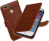BestCases.nl Huawei Honor 8 Pro / V9 Pull-Up booktype hoesje Bruin