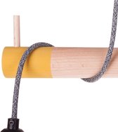 Dippie Stick wandhaak hout - misty mustard XL