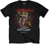 The Rolling Stones Heren Tshirt -XL- Trippy Licks Zwart