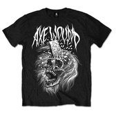 AxeWound Heren Tshirt -XL- Skull Zwart