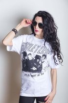 Motley Crue - Stencil Heren T-shirt - XL - Wit