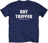The Beatles Heren Tshirt -L- Day Tripper Blauw