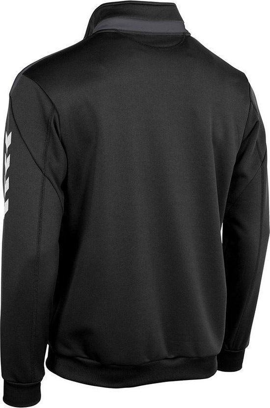 Hummel Valencia 1/4 sweater heren zwart/antraciet | bol.com