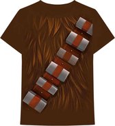 Star Wars Heren Tshirt -M- Chewbacca Chest Bruin