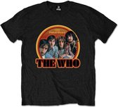 The Who Heren Tshirt -M- 1969 Pinball Wizard Zwart