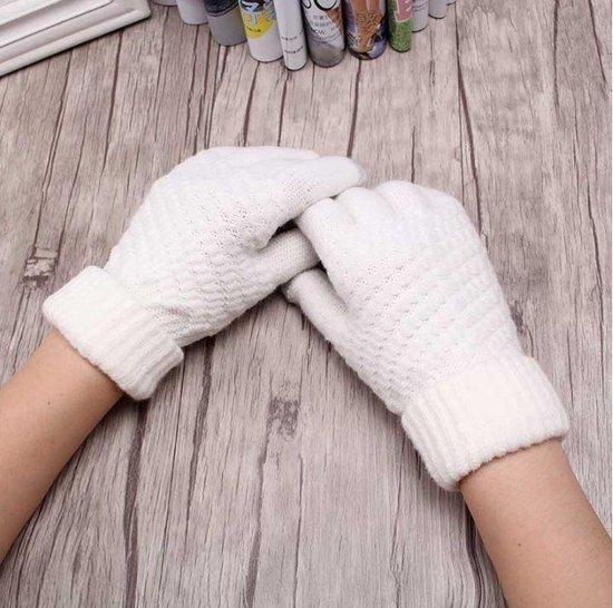 Ongelofelijk gebruiker druiven Touchscreen Handschoenen - Velvet Beige - One Size - Stretch - Mobiel -  Heerlijk warm... | bol.com