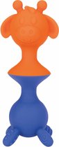 Nûby - Silicone rammelaars - Giraf - Oranje & Paars - 18m+