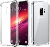 Samsung Galaxy S9 Anti Burst- Anti Shock Back Cover – Crystal-clear TPU Bumper Silicone case met verstevigde randen