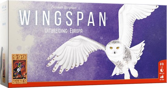 Boek: Wingspan uitbreiding: Europa Bordspel, geschreven door 999 Games