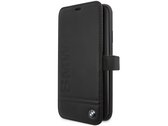 BMW Bookcase case Black - Genuine Leather - for iPhone 11 Pro Max