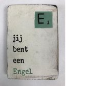 Houten Magneet 6x9 cm Engel
