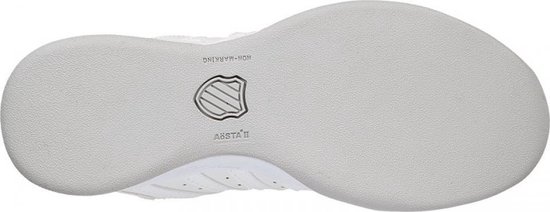 K-Swiss Court Smash Carpet tennisschoenen dames wit/zilver | bol.com