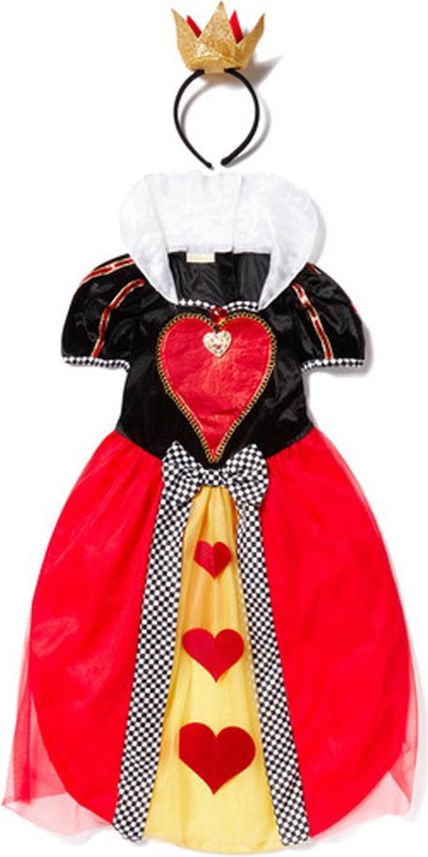 hartenkoningin | Alice in Wonderland | Disney verkleedjurk | | bol.com