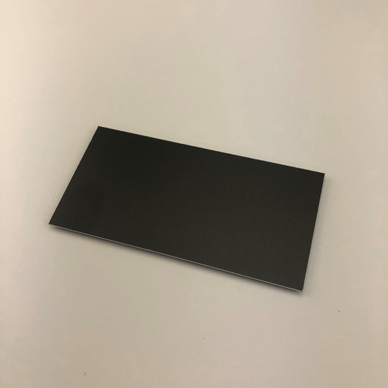 Plaque aluminium gravure noire