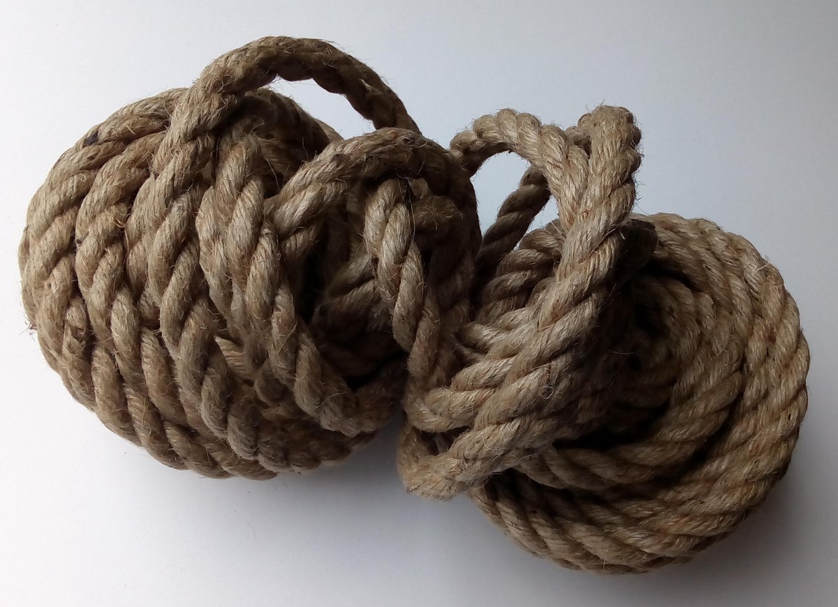 blijven zegen impliciet Jute touw - 10 m lang, 14 mm dik | bol.com