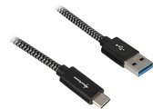 Sharkoon USB 3.1 A-C bk/gy 0.5m