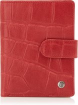 Castelijn & Beerens - Cocco Dames portemonnee rits 6 pasjes RFID | rood -