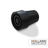 Krukdoppen 19 mm Anti-Slip Set van 2 - Zwart