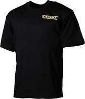 T-Shirt zwart OXPAHA bedrukking - MAAT XXL