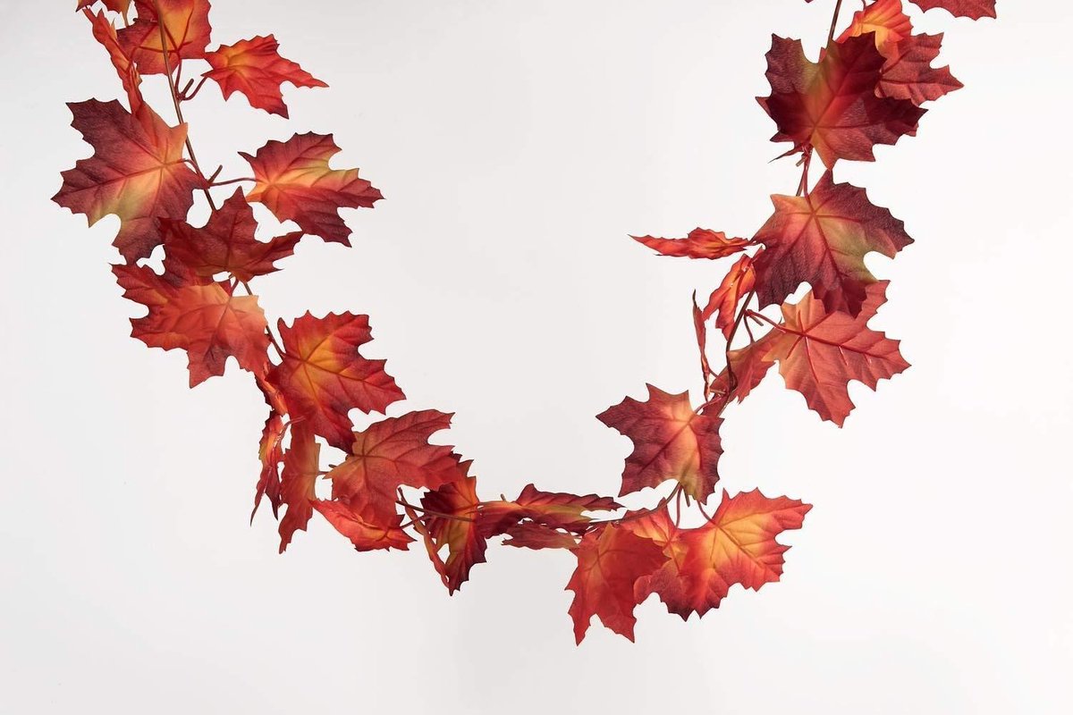 Herfst bladeren slinger 1,5m | Herfstdecoratie Esdoorn Bladeren | herfstbladeren |... |