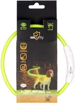 Nylon Licht Halsband Veiligheidslicht - Dierenlampje - Groen - 45 cm