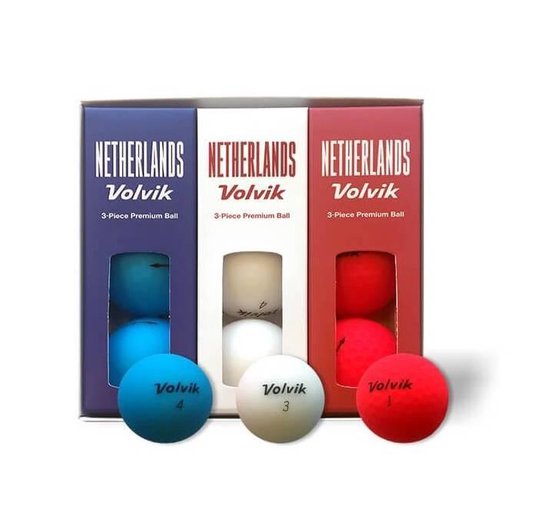 Volvik Vivid Golfballen Country Pack NL - 9 stuks van Volvik — afbeelding 3