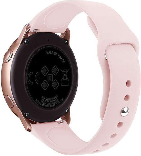 Bracelet en silicone pour Samsung Galaxy Watch Active 2 (40 & 44 mm) -  iCall - Rose | bol