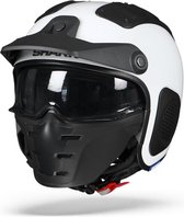 Shark X-Drak Blank Wit Whu Jethelm - Motorhelm - Maat XL