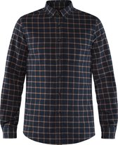 Fjallraven Ovik Flannel Shirt - Heren - Blouse - Dark Navy
