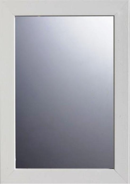 Praten ondanks Auroch Decoratieve spiegel - witte lijst - 68 cm x 48 cm | bol.com