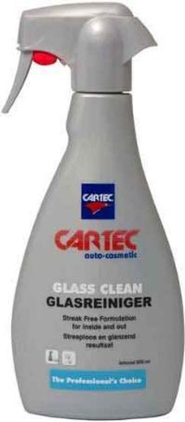 Cartec Glasreiniger - 500 ml - Auto Glas Reiniger - Glasreiniger Spray -  Glas Reiniger | bol.com