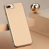 Goud look hardcase voor uw iPhone 7 plus / iPhone 8 plus beschermt de achterzijde van uw iPhone